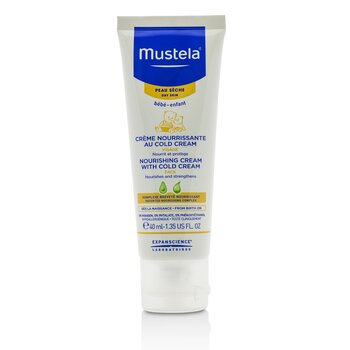 Mustela Crema Viso Nutriente Cold Cream Pelle Secca Neonati Bambini 40ml