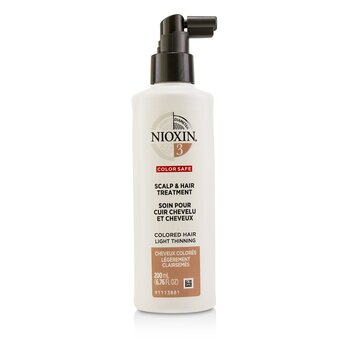 Nioxin Diametro System 3 trattamento cuoio capelluto e capelli (capelli colorati, diradamento leggero, colore sicuro)