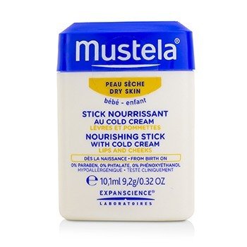 Mustela Stick nutriente con crema fredda (labbra e guance) - Per pelli secche