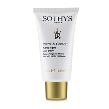 Sothys Clarte & Comfort Light Cream - Per pelli con capillari fragili