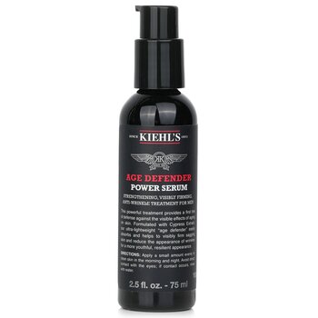 Kiehls Age Defender Power Siero Rinforzante, Visibilmente Rassodante, Trattamento Antirughe per Uomo