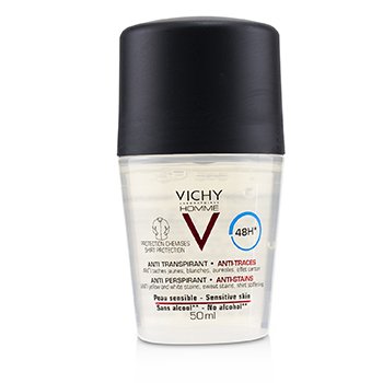 Vichy Homme 48H* Antitraspirante e antimacchia (protezione per camicie) Roll-on (per pelli sensibili)