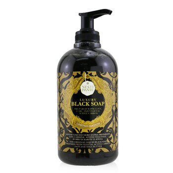 Nesti Dante Sapone nero liquido di lusso con carbone attivo vegetale (edizione limitata)