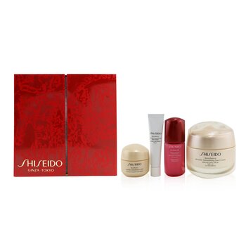 Shiseido Set Smooth Skin Sensations: Benefiance Day Cream SPF23 50ml + Ultimune Concentrate 10ml + Benefiance Smoothing Cream 15ml + Benefiance Eye Cream 5ml