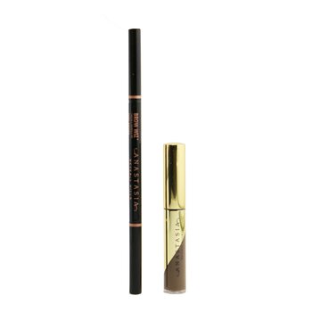Perfect Your Brows Kit (Brow Wiz + Mini Dipbrow Gel) - # Soft Brown