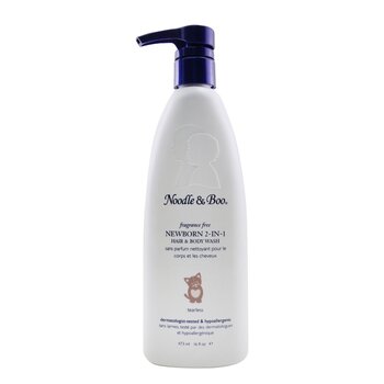 Noodle & Boo Detergente per capelli e corpo 2 in 1 per neonati - Senza profumo