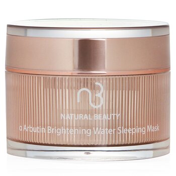 Natural Beauty una maschera per dormire allacqua schiarente allarbutina