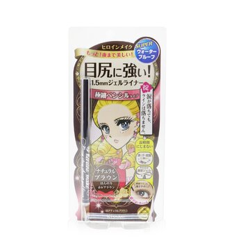 KISS ME Heroine Make Long Stay Sharp Gel Liner super impermeabile - # 03 marrone naturale