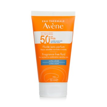 Avene Fluido senza profumo ad altissima protezione SPF50+ - Per pelli sensibili da normali a miste