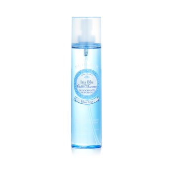 Deodorante spray profumato all'iris blu