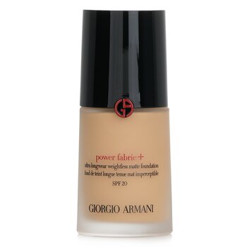 Giorgio Armani Power Fabric+ Ultra Longwear Fondotinta opaco senza peso SPF 20 - # 4.5