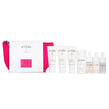 Dr. Barbara Sturm KIT GLOW: SCRUB VISO, MASCHERA VISO, SIERO IALURONICO, CREMA VISO, GOCCE GLOW, DETERGENTE ENZIMATICO, THE BETTER B NIACINAMIDE SERUM