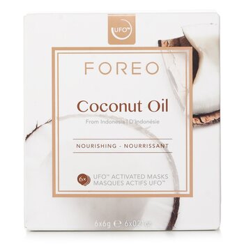 FOREO Maschera viso nutriente UFO - Olio di cocco (per pelli secche e disidratate)