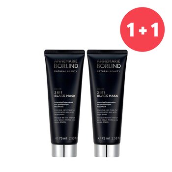 Annemarie Borlind 【Buy 1 Get 1】2 In 1 Black Mask - Intensive Care Mask For Combination Skin with Large Pores  (Add ONE to Cart and get TWO)