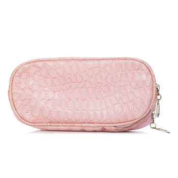 BAG Double Zip Cosmetic Bag - Pink